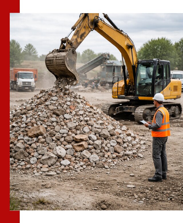Доставка и вывоз строительного боя в Камне-на-Оби