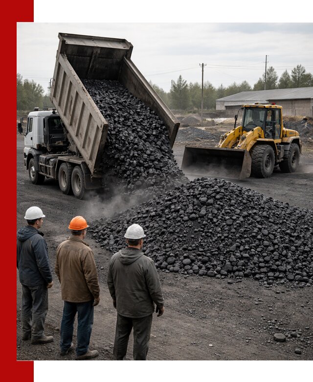 Доставка угля антрацита в Камне-на-Оби с самосвалами и погрузкой