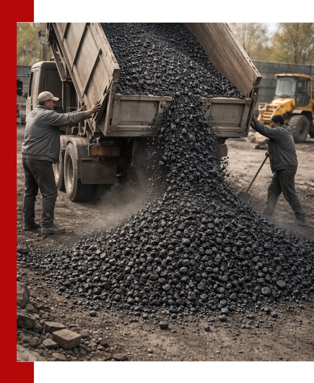 Доставка угля семечка самосвалами в Камне-на-Оби