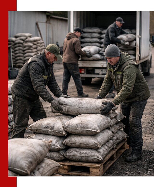 Доставка угля в мешках по выгодным ценам в Камне-на-Оби