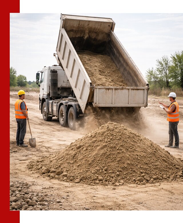 Доставка самосвалом 15 кубов в Камне-на-Оби за город и по городу