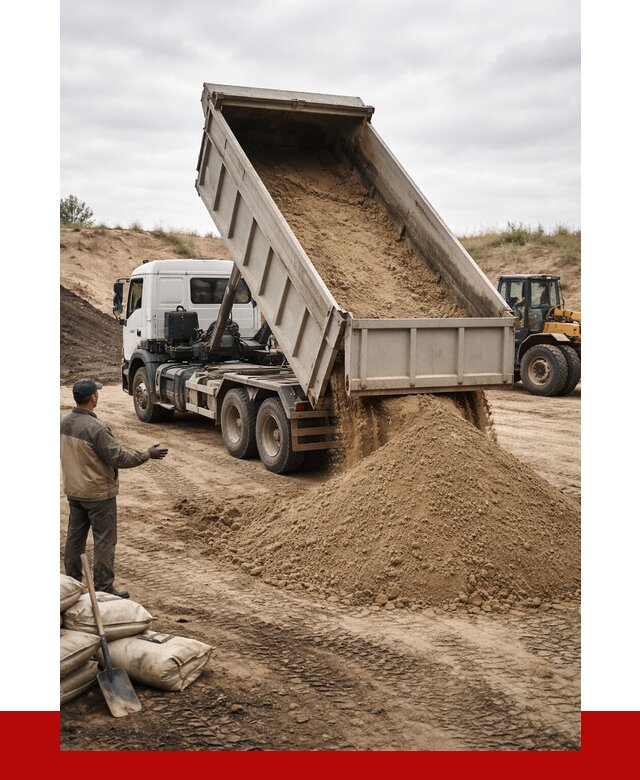 Доставка самосвалом 20 кубов в Камне-на-Оби от 7613 р. | ПРОНЕРУДКно