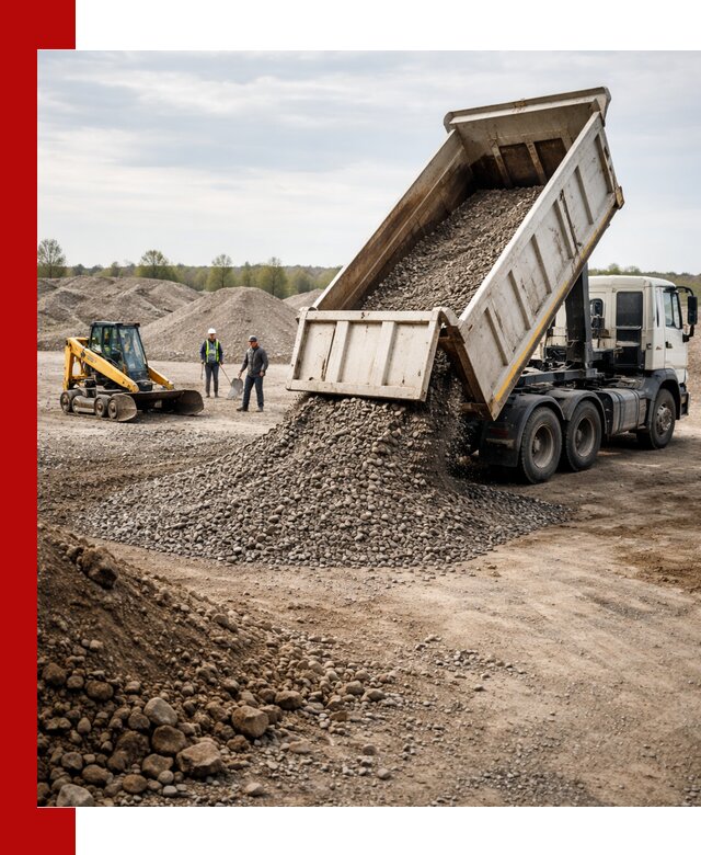 Доставка самосвалом 25 м³ в Камне-на-Оби быстро и надежно