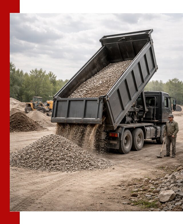 Доставка самосвалом 30 м3 по выгодным ценам в Камне-на-Оби