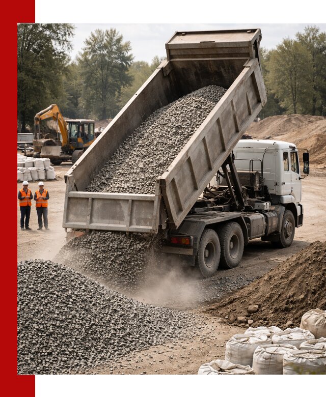 Аренда самосвала в Камне-на-Оби для доставки сыпучих и нерудных материалов