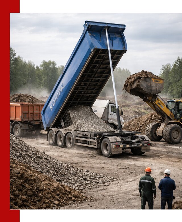 Аренда тонар 40 тонн в Камне-на-Оби с доставкой материалов