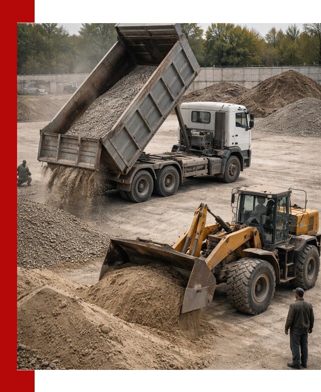 Перевозка сыпучих грузов самосвалами и бортовыми в Камне-на-Оби