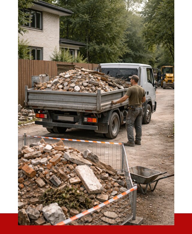 Вывоз строительного мусора с погрузкой в Камне-на-Оби от 7613 р | ПРОНЕРУДКно