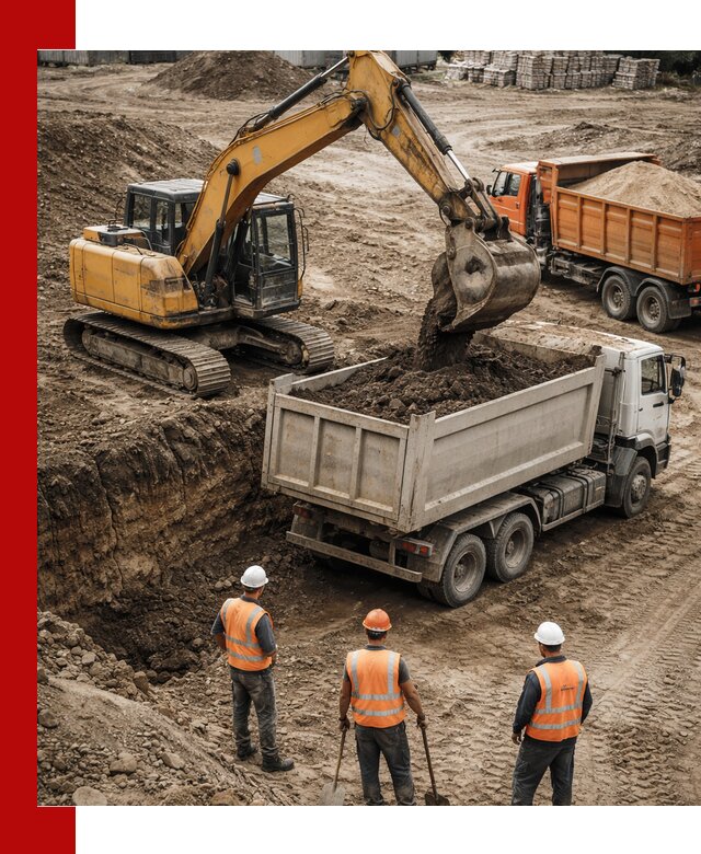 Разработка грунта для строительства и благоустройства в Камне-на-Оби