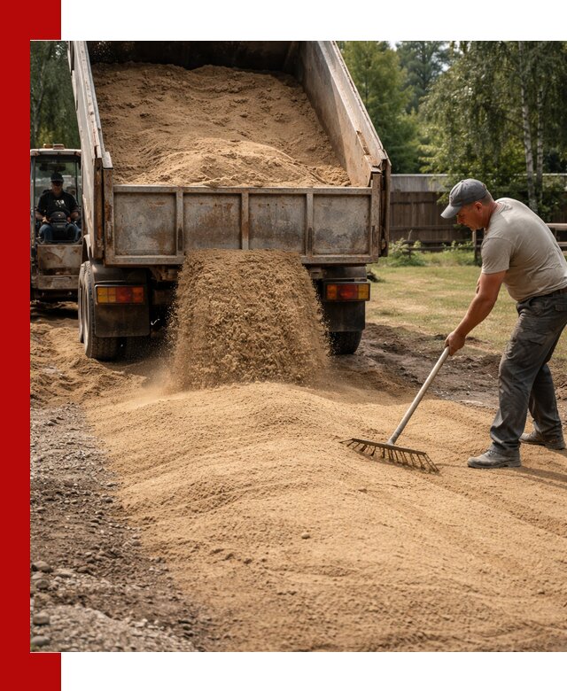 Отсыпка участка песком в Камне-на-Оби быстро и качественно