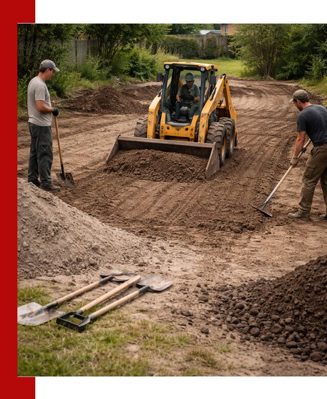Планировка участка грунтом с вывозом и доставкой в Камне-на-Оби